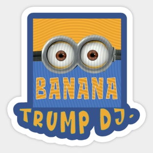 MINIONS USA DONALD TRUMP Sticker